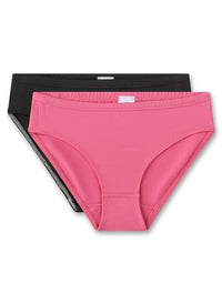 Thumbnail for Sanetta Girls' Rio Briefs (Twin Pack) Pink | High-quality and sustainable underwear for girls made from organic cotton. Contents: Set of 2 underwear for girls 176 on sale