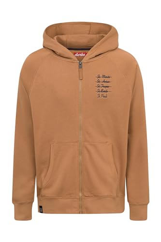 derbe Zip Hoodie STPA Herren Dunkelblau Sweatjacke | Kapuzenjacke | Hamburg im Sale
