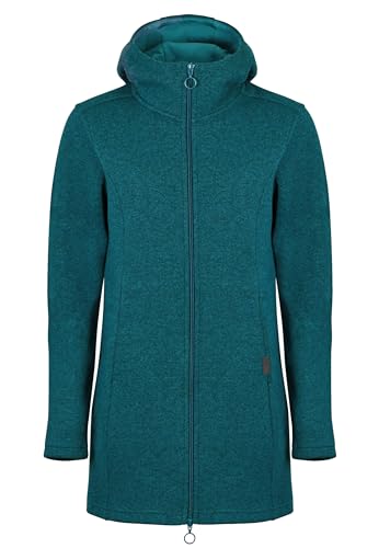 ELKLINE Damen Wollfleece Mantel Together | Übergangsjacke leicht tailliert mit 2-Wege-Reißverschluss wärmend Strickfleece Wolle Herbst Winter 2014103, im Sale