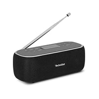 Thumbnail for TechniSat VIOLA BT 1 - tragbarer Bluetooth-Lautsprecher mit DAB+ Digitalradio (UKW, DAB, Uhr, Wecktimer, Favoritenspeicher, LCD, Freisprechfunktion, AUX-in, Akku, USB-C ladekabel, 6W) schwarz/grau im Sale
