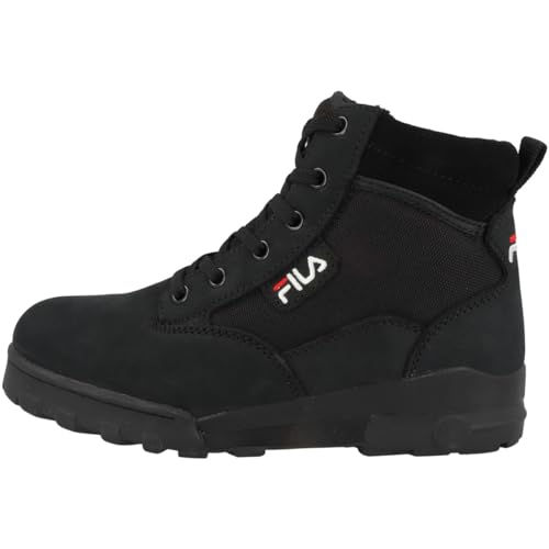 FILA Women's Lace-Up Boots Grunge II Mid Black 38 on Sale
