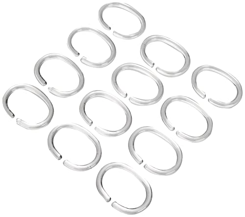 Kleine Wolke Shower Curtain - Rings Color Crystal Clear 12 pieces on sale