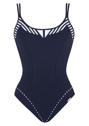 Sunflair Women's Basic Swimsuits, Blue (Night Blue 30), (Manufacturer Size: 38C) on Sale