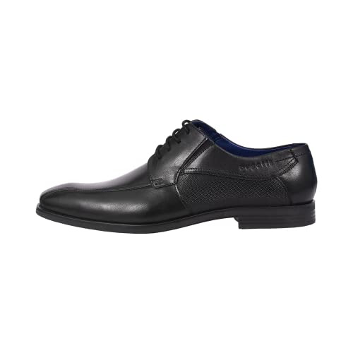bugatti Herren Businessschuhe, Männer Business Schnürer,Freizeit,Schnuerschuhe,Schnuerer,straßenschuhe,Strassenschuhe,schwarz (1000),47 im Sale