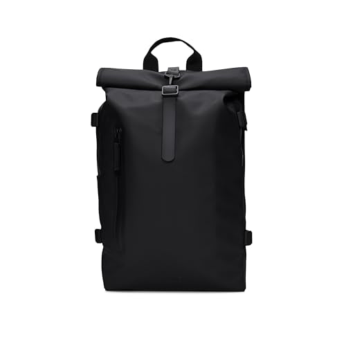RAINS 14590-01 - Rolltop Rucksack Large black im Sale