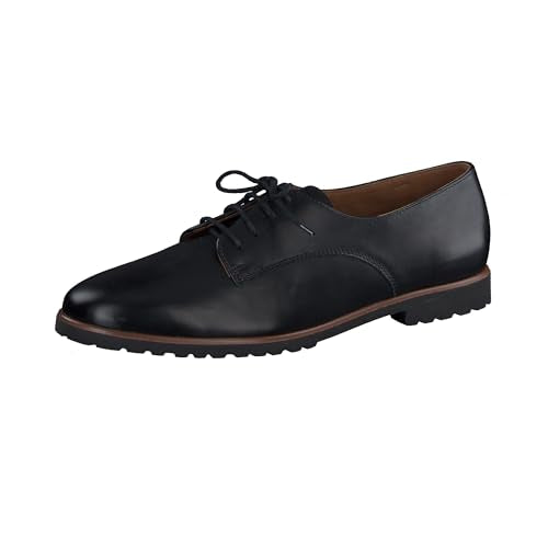 Paul Green Damen Schnürer, Frauen Businessschuhe,straßenschuhe,Strassenschuhe,Schnuerung,lace-up Shoes,Low-tie,klassisch,Schwarz (Black),38 im Sale