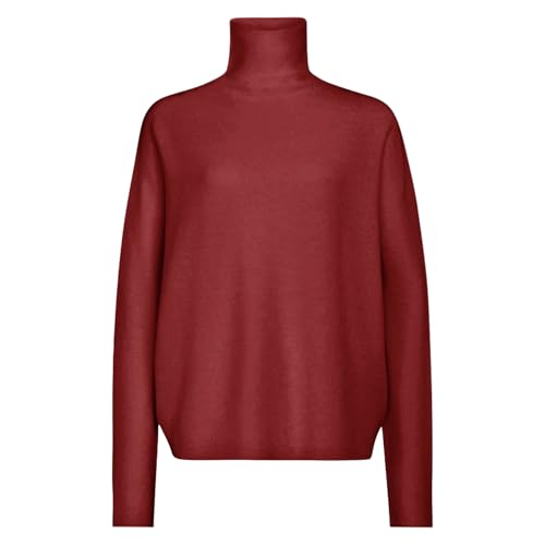 Drykorn Liora sweater made of red wool on sale