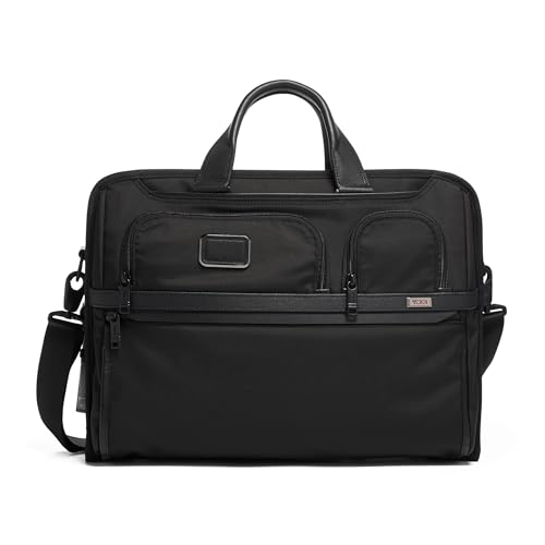 TUMI - Alpha 3 Compact Laptop-Aktentasche mit großem Bildschirm - 43,2 cm Computertasche für Damen und Herren, Schwarz, Einheitsgröße im Sale
