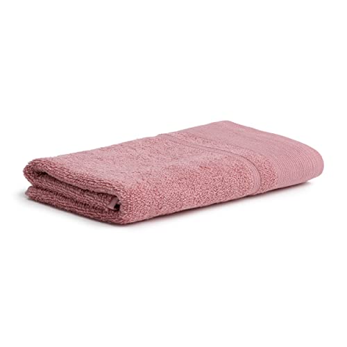 möve Wellbeing Perlstruktur Saunatuch 80 x 200 cm aus 85% Bio-Baumwolle/15% Leinen, Rosette im Sale
