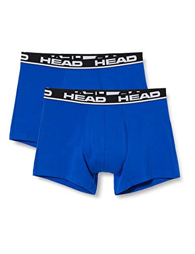HEAD Men's Boxer Underwear, Blue/Black, (2-pack) on Sale