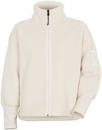 Thumbnail for Didriksons W Mella Full-zip White - Warm, soft women's fleece sweater, on sale