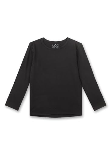 Sanetta Unisex 348146 Funktionswäsche Langes Unterhemd Bambus-Viskose, super Black, 176 im Sale