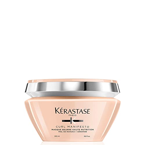 Kérastase Haarmaske für krauses und lockiges Haar, Gegen Haarbruch und Frizz, Masque Beurre Haute Nutrition, Curl Manifesto, 200 ml im Sale
