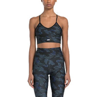 Thumbnail for Reebok Damen Id Train Energy Camo Sport-BH, Black, im Sale