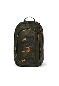 Thumbnail for satch air from 5th grade padded 26L storage space stable laptop compartment Jurassic Jungle - Green on sale