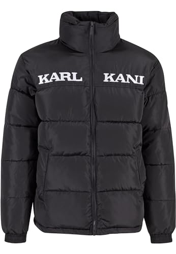 Karl Kani Herren KM-JK012-001-01 KK Retro Essential Puffer Jacket Black im Sale