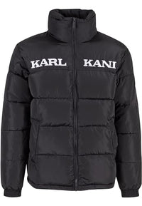 Thumbnail for Karl Kani Herren KM-JK012-001-01 KK Retro Essential Puffer Jacket Black im Sale