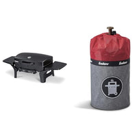 Thumbnail for Enders URBAN gas grill, table grill, grilling, cooking, and baking function & gas bottle cover Style Red 5114, gas bottle grill cover 5 kg, no rust edges thanks to silicone feet, fireproof, UV protection on sale