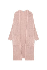 Thumbnail for SOCCX Damen Langer Cardigan mit Perlmuster Rose Blush / im Sale