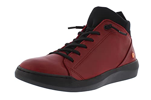 Softinos Damen Ankle boots BIEL, Frauen,Stiefeletten,lose Einlage,halbstiefel,kurzstiefel,uebergangsschuhe,Rot (RED/BLACK NEOPRENE),39 EU / 6 UK im Sale