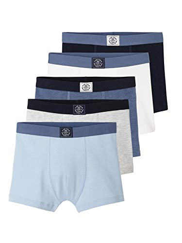 VERTBAUDET Boxershorts für Jungen, 5 Stück, hellblau, 6 Jahre im Sale
