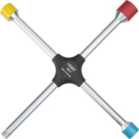 Thumbnail for HAZET cross wrench 705V I Outside hexagon profile 17 x 19 x 21 x outside square drive 12.5 = 1/2 I all common wrench sizes in one tool - for cars, vans and MPVs on sale