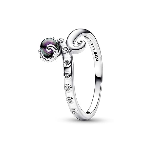 PANDORA x Disney Arielle die Meerjungfrau Ursula Ring aus Sterling Silber mit Kunstperle und Cubic Zirkonia in der im Sale