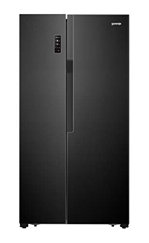 Gorenje NRR 9185 EABXL Side by Side Kühl-Gefrierkombination, Made in Europe, EEK E, NoFrostPlus, Inverter-Kompressor, Crisp Zone, ConvertActive Zone, FastFreeze, 178,6 cm, schwarz im Sale