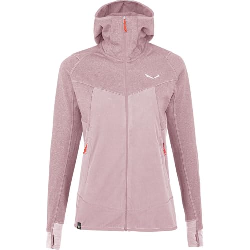 Salewa Puez Hybrid Polarlite Hooded Fleece Women, zephyr melange, im Sale