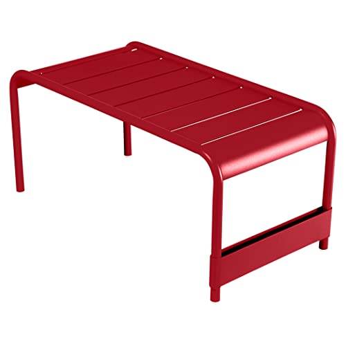 Fermob - JMJ1104836 – Großer Couchtisch/Bank Luxemburg – Farbe: Mohnblume im Sale