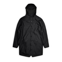 Thumbnail for RAINS Unisex Lange wasserdichte Jacke, 01 Schwarz, im Sale