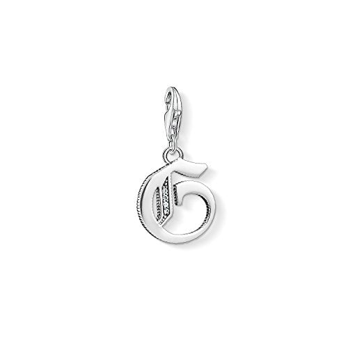 Thomas Sabo Damen-Charm-Anhänger I Buchstabe Silber Charm Club 925 Sterling Silber 1589-643-21 im Sale