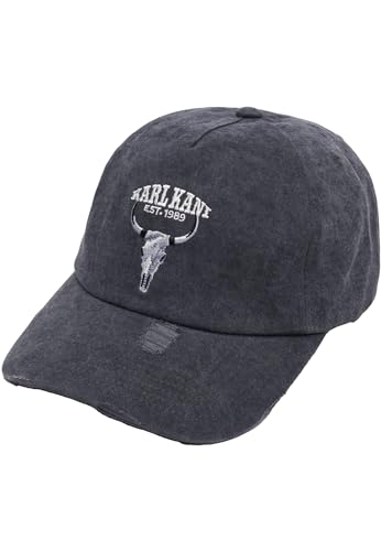 Karl Kani Unisex KA-241-011-2 Washed Skull Cap one Size Anthracite im Sale