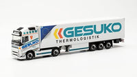 Thumbnail for herpa 314497 Volvo Fahrerhaus Gl.  2020 Kühlkoffer-Sattelzug GESUKO in Miniatur zum Basteln Sammeln und als Geschenk, Mehrfarbig im Sale