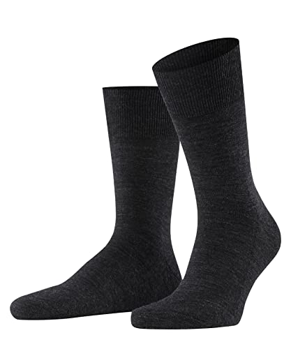 FALKE Men's Socks Airport Plus So Wool Cotton Plain 1 Pair, Blue Dark Navy 6370, 43-44 on Sale