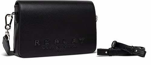 Replay women's small handbag made of synthetic leather, Pale Grey Brown 081 (Brown), Onesize on sale