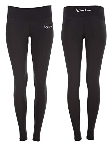 WINSHAPE Damen Functional Power Shape Tights Ael102 Mit Anti-rutsch-effekt, Slim Style Fitness Freizeit Sport Yoga Workout Leggings, Schwarz, EU im Sale