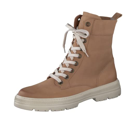 Paul Green Damen Schnürboots, Frauen Schnürstiefeletten,Kurzstiefel,uebergangsschuhe,uebergangsstiefel,reißverschluss,Schwarz (Black),38 im Sale