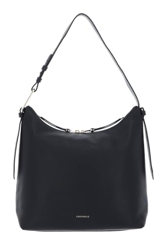 Coccinelle Malory Handbag Grained Leather Noir on sale