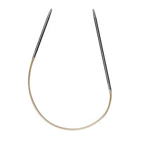 Thumbnail for Addi AD7107025-04.50 circular knitting needle, silver, 4.5mm, 25cm length