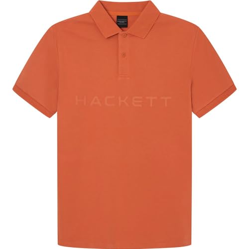 Hackett London Herren Essential Polo, Orange (Orange), im Sale