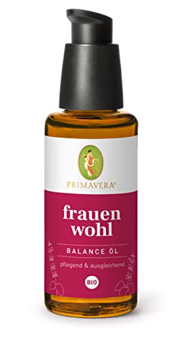PRIMAVERA Frauenwohl Balance Öl bio 50 ml - pflegendes Körperöl - Aromatherapie - entspannend, ausgleichend, für Frauen in den Wechseljahren - vegan im Sale