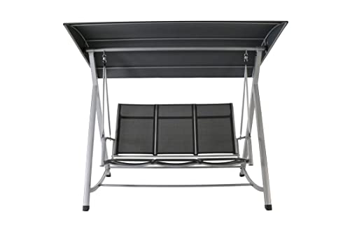 MWH Hollywood swing Swing Kedline aluminum frame silver textilene anthracite 879314 on sale