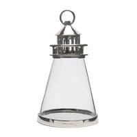 Thumbnail for Riviera Maison Lantern, Wind Light for Indoors, Candle Holder - RM Lighthouse Lantern - Silver - Aluminum, Glass, MDF - (ØxH) 20x36 on Sale