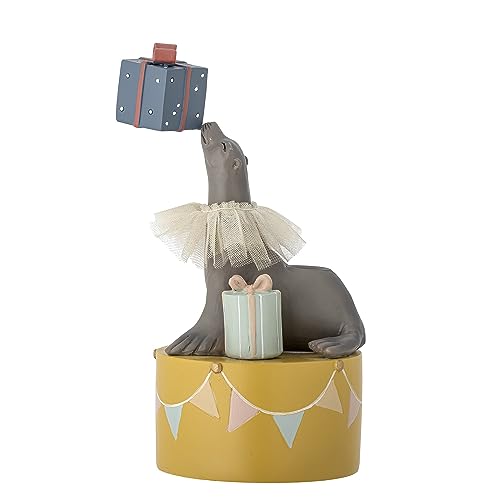 Bloomingville Flor Kerzenständer, Gelb, Polyresin im Sale