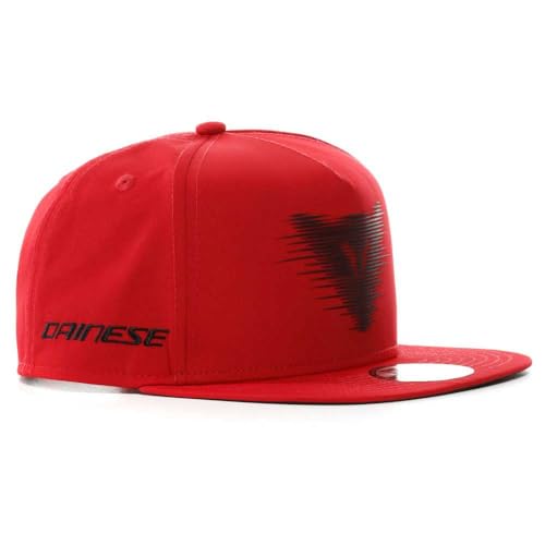 Dainese - #C11 Speed Demon Veloce 9Fifty Snapback Cap, Flache Schirmmütze Logo, für Männer und Frauen, Rot, N im Sale