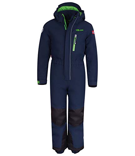 Trollkids Kinder wasserdichter Schnee- und Ski-Anzug Isfjord, Pflaume/Feuerbeere, im Sale