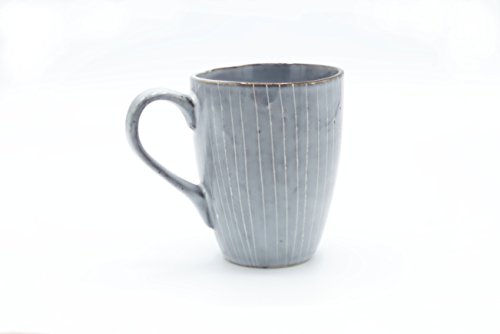 Broste Copenhagen Nordic Sea Becher, Steinzeug, 1 Stück (1er Pack), Grau-blau im Sale