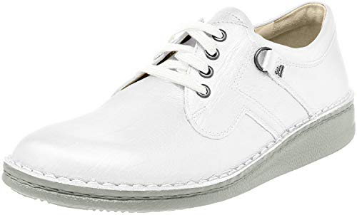 Finn Comfort Men's Vaasa Derby, White (White Nappa), 47 EU on Sale