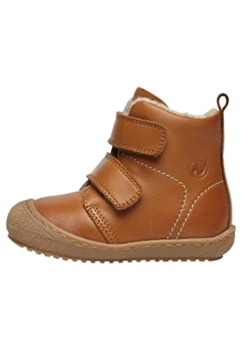 Naturino Stiefeletten aus gefüttertem Nappaleder, Cognac 26 im Sale